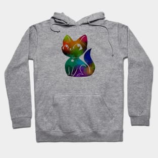 Colorful Cat Hoodie